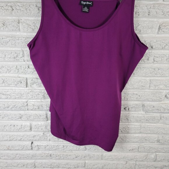 Maggie Barnes Womens Top 2X Plus Camisole Adjustable Spaghetti Strap PUR22E - Picture 4 of 7